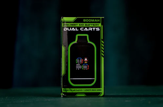 Dual Cartridge 510 Vape Battery with Smart Display | Concealed Cartridge Battery - Image 4