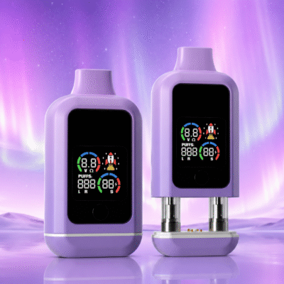 Dual Cartridge 510 Vape Battery with Smart Display | Concealed Cartridge Battery