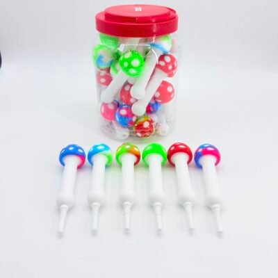 mushroom head silicone nectar collector
