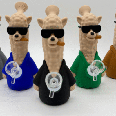 Wholesale Llama / Alpaca Design Silicone Water Pipe