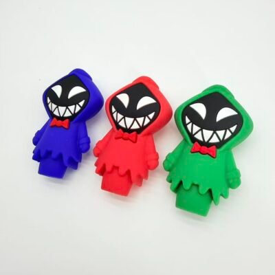 Smiling Ghost Silicone Hand Pipe