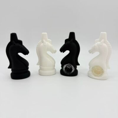 Knight Chess Silicone Smoking Hand Pipe