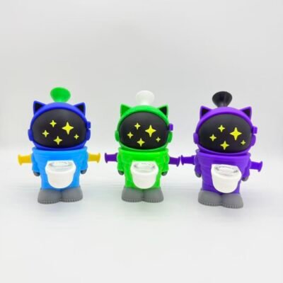 Astronaut / Spaceman Silicone Water Pipe