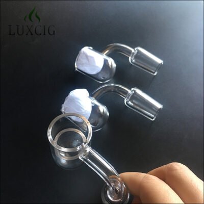 Round Bottom Quartz Banger with Quartz Insert